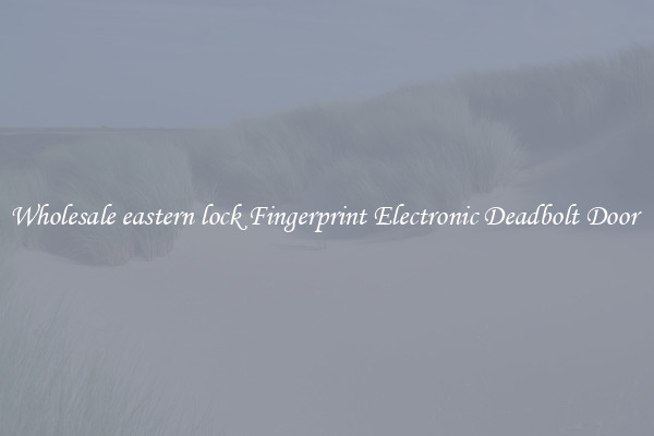 Wholesale eastern lock Fingerprint Electronic Deadbolt Door 
