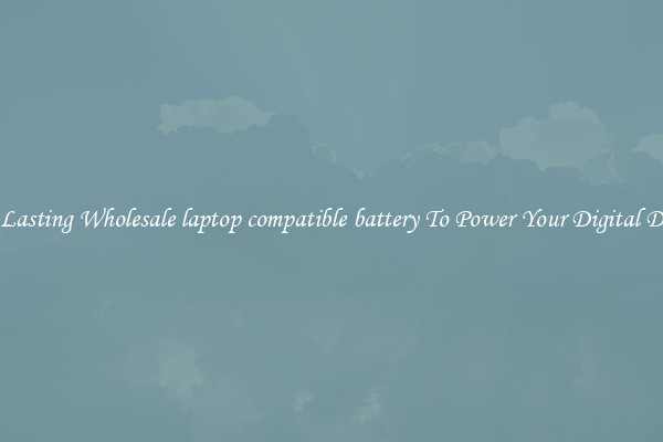 Long Lasting Wholesale laptop compatible battery To Power Your Digital Devices