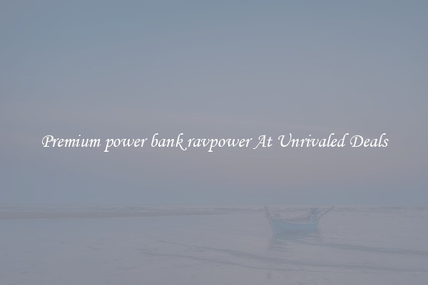 Premium power bank ravpower At Unrivaled Deals
