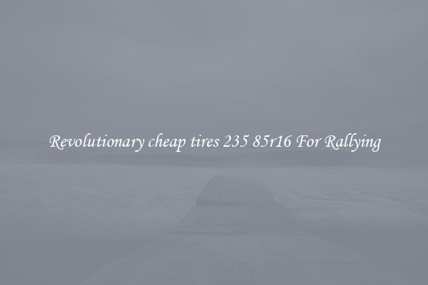 Revolutionary cheap tires 235 85r16 For Rallying