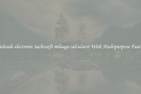 Wholesale electronic tachosoft mileage calculator With Multipurpose Features