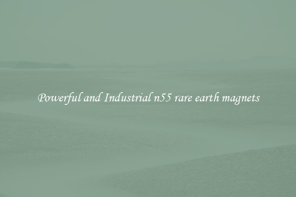Powerful and Industrial n55 rare earth magnets