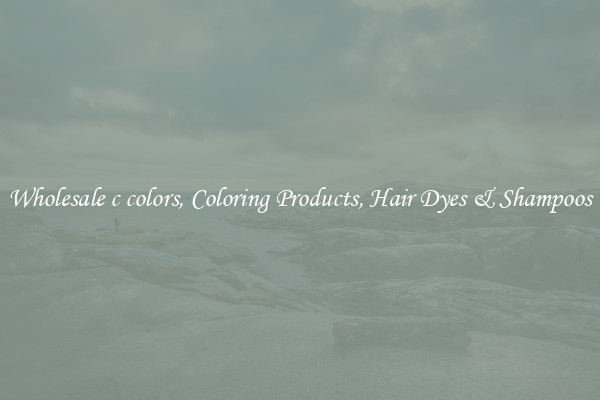 Wholesale c colors, Coloring Products, Hair Dyes & Shampoos